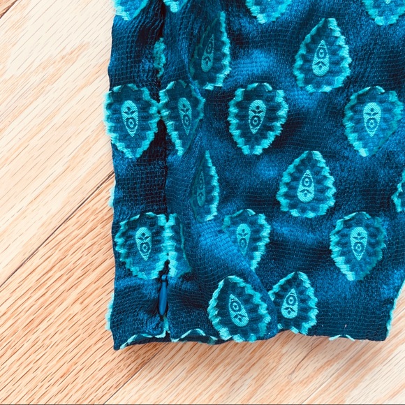 CHLOE Silk Embroidered Jacquard Pants - Picture 8 of 13